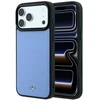 Dėklas Mercedes Leather Mesh with Bow Line MagSafe Case for iPhone 18 Pro Max / 17 Pro Max - Mėlyna