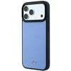 Dėklas Mercedes Leather Mesh with Bow Line MagSafe Case for iPhone 18 Pro Max / 17 Pro Max - Mėlyna
