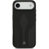 Dėklas Mercedes Leather The Move MagSafe for Apple iPhone Air juodos spalvos