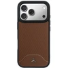 Dėklas Mercedes Leather Wood Effect and Curve MagSafe iPhone 17 Pro camel