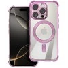 OEM dėklas, skirtas iPhone 17 Pro / 18 Pro (žemas kameros kraštas), atsparus smūgiams, suderinamas su MagSafe violetine