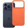 OEM dėklas, skirtas iPhone 17 Pro / 18 Pro silikoniniam Mag dėklui, suderinamas su MagSafe (didele skylute), oranžinis
