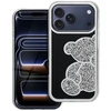 Dėklas Oem Case for iPhone 17 Pro / 18 Pro Teddy Bear sidabrinis