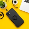 Oem dėklas, skirtas iPhone 17 Pro Max / 18 Pro Max, silikoninis su žiedu, juodas