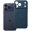 OEM dėklas, skirtas iPhone 17 Pro Max / 18 Pro Max silikoniniam Mag dėklui, suderinamas su MagSafe (fotoaparato apsauga), tamsus mėlynas