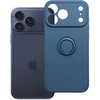 OEM dėklas, skirtas iPhone 17 Pro Max / 18 Pro Max silikoniniam žiedui, tamsus mėlynas