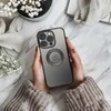 OEM dėklas, skirtas iPhone 17 Pro Max / 18 Pro Max (žemas kameros kraštas) Glam juodas