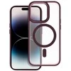 Oem Originalus „iPhone 17 Pro / 18 Pro“ dėklas (žemas kameros kraštas), matinis „Mag“ dėklas, suderinamas su „MagSafe“, raudonas