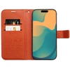OEM MEZZO atverčiamas dėklas, skirtas IPHONE 17 PRO katėms, ruda