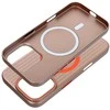 Oem Originalus „iPhone 15 PRO“ dėklas, suderinamas su „MagSafe“ titano spalvos dykumos spalvos dėklu.