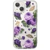Ringke Fusion Design pancerne etui pokrowiec su żelową ramką iPhone 14 Plus permatomas (Violetinė rose) (FD637E29)