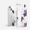 Ringke Fusion Design pancerne etui pokrowiec su żelową ramką iPhone 14 Plus permatomas (Violetinė rose) (FD637E29)
