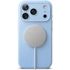 Dėklas RINGKE SILIKONINIS MAGNETINIS MAGSAFE iPhone 17 PRO MAX / 18 PRO MAX ŠVIESIAI MĖLYNAS