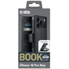 Dėklas SBS Wallet Classic Case for iPhone 18 Pro Max with Wallet and Stand - Juodas
