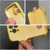 Oem Originalus silikoninis dėklas, skirtas iPhone 16e (SE 4 2025) / 17e, 2 mm (apsauga nuo kameros), geltonas