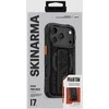 Skinarma Phantom dėklas skirtas Apple iPhone 17 Pro Magnetic Charging + Grip Stand juodos spalvos