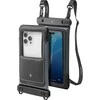 „Spigen A611P“ 2 vnt. vandeniui atsparių dėklų pakuotė – matinis juodas