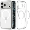 Dėklas Spigen Ultra Hybrid MagSafe, skaidrus baltas – iPhone 18 Pro/17 Pro