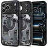 Spigen Ultra Hybrid MagSafe iPhone 17 Pro Max / 18 Pro Max ZERO ONE DĖKLAS juodos spalvos