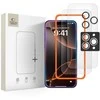„Tech-Protect Easy Set+“ 3 grūdinto stiklo pakuotė, skirta „iPhone 16 Pro“ / „17 Pro“ – skaidri