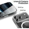 „Tech-Protect Flexair Hybrid CC MagSafe“ dėklas, skirtas „iPhone 17 Pro“ – skaidrus