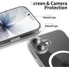 „Tech-Protect Flexair Hybrid CC MagSafe“ dėklas, skirtas „iPhone 17“ – skaidrus