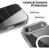 „Tech-Protect Flexair Hybrid CC MagSafe“ dėklas, skirtas „iPhone Air“ – skaidrus