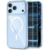 Tech-Protect FlexAir Hybrid MagSafe dėklas + Tech-Protect Glass Fit+ 2 vnt. grūdinto stiklo, skirtas iPhone 18 Pro Max / 17 Pro Max – skaidrus