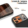 „Tech-Protect Kevlar Aramid MagSafe“ dėklas, skirtas „iPhone 17 Pro Max“ - juodas