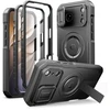 Dėklas TECH-PROTECT KEVLAR MagSafe 2-SET iPhone 17 Pro Max / 18 Pro Max juodos spalvos