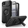 Dėklas Tech-Protect Kevlar MagSafe Apple iPhone 16E juodos spalvos