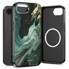 Dėklas Tech-Protect Lamano MagSafe Case for iPhone 16e / 17e - Juodas and Žalias