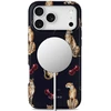 Tech-Protect Lamano MagSafe dėklas iPhone 18 Pro Max / 17 Pro Max - juodas ir rudas