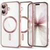 Tech-Protect MagFlex dėklas, skirtas iPhone 17 – permatomas rožinis