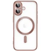 Tech-Protect MagFlex dėklas, skirtas iPhone 17 – permatomas rožinis
