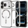 „Tech-Protect MagFlex MagSafe“ dėklas, skirtas „iPhone 17 Pro“ – skaidrus sidabrinis