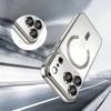 „Tech-Protect MagFlex MagSafe“ dėklas, skirtas „iPhone 17 Pro Max“ – skaidrus, sidabrinis