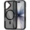 „Tech-Protect MagHybrid MagSafe“ dėklas, skirtas „iPhone 17“ – Juodas ir Raudona