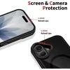 „Tech-Protect MagHybrid MagSafe“ dėklas, skirtas „iPhone 17“ – Juodas ir Raudona
