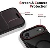 „Tech-Protect MagHybrid MagSafe“ dėklas, skirtas „iPhone Air“ – Juodas ir Raudona