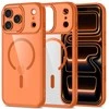 „Tech-Protect MagMat MagSafe“ dėklas, skirtas „iPhone 17 Pro“ – permatomas oranžinis