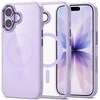 „Tech-Protect MagMat MagSafe“ dėklas, skirtas iPhone 17 - permatomas violetinis