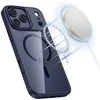 „Tech-Protect MagMat MagSafe“ dėklas, skirtas „iPhone 17 Pro Max“ – permatomas – tamsiai mėlynas Mėlyna