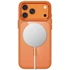 Dėklas Tech-Protect Magmat Magsafe CC Case for iPhone 17 Pro Max / 18 Pro Max - Oranžinis-permatomas