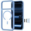 Tech-Protect MagOne CC MagSafe dėklas + grūdintas stiklas, 2 vnt., skirtas iPhone 18 Pro Max / 17 Pro Max – skaidriai mėlyna