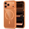Tech-Protect MagOne CC MagSafe dėklas + grūdintas stiklas 2 vnt. iPhone 18 Pro Max / 17 Pro Max - permatomas oranžinis