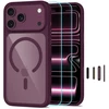 Tech-Protect MagOne CC MagSafe dėklas + grūdintas stiklas 2 vnt. iPhone 18 Pro Max / 17 Pro Max - Skaidriai bordinė