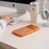 Dėklas TECH-PROTECT MAGPEAK MagSafe CC iPhone 17 Pro Max / 18 Pro Max MATINIS COSMIC Oranžinis
