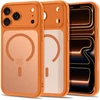 Dėklas TECH-PROTECT MAGPEAK MagSafe CC iPhone 17 Pro / 18 Pro MATINIS KOSMINĖS ORANŽINĖS SPALVOS