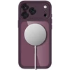 Dėklas TECH-PROTECT MAGPEAK MagSafe CC iPhone 17 Pro Max / 18 Pro Max TAMSIAI VYŠNINĖ/SKAIDRI